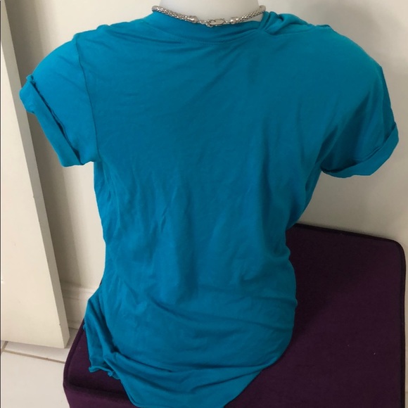 BCBGMAXAZRIA XS T-shirt with scarf design - Picture 7 of 8